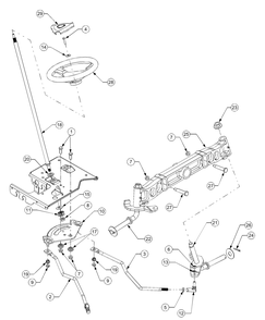 Part Location Diagram of 723-0610 MTD Ball Joint Assembly